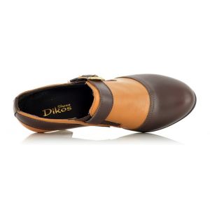 Дамски Обувки на Ток - 1329081 - Кафяво и Таба