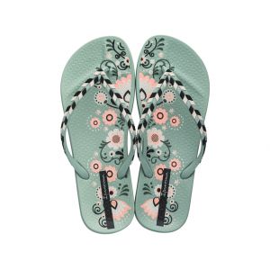Дамски Чехли Ipanema - 82769-21794 - Зелено и Черно