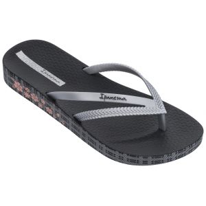 Дамски Джапанки Ipanema - 82772-20728 - Черно и Сребро