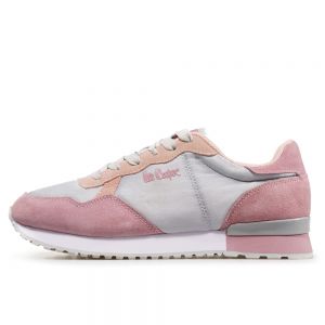 Дамски Спортни Обувки - Lee Cooper - 211-23 - Сиво и Розово
