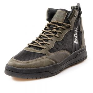 Високи Мъжки Кецове - Lee Cooper - 702-18 - Каки и Черно Високи Мъжки Кецове - Lee Cooper - 702-18 - Каки и Черно