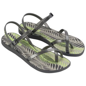 Дамски Сандали Ipanema - 82842-AR639 - Сиво Сребро и Зелено