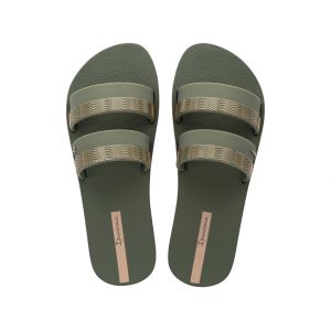 Дамски Джапанки Ipanema - 83649-BB783 - Зелено и Бежово