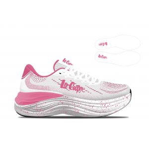 Дамски Mаратонки Lee Cooper - 401-09 - Бяло и Фуксия