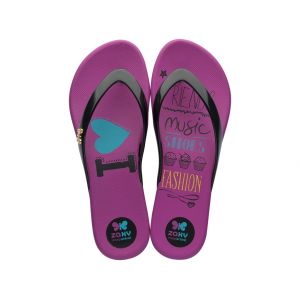 Дамски Чехли ZAXY -  81591-90016 - Черно и Розово